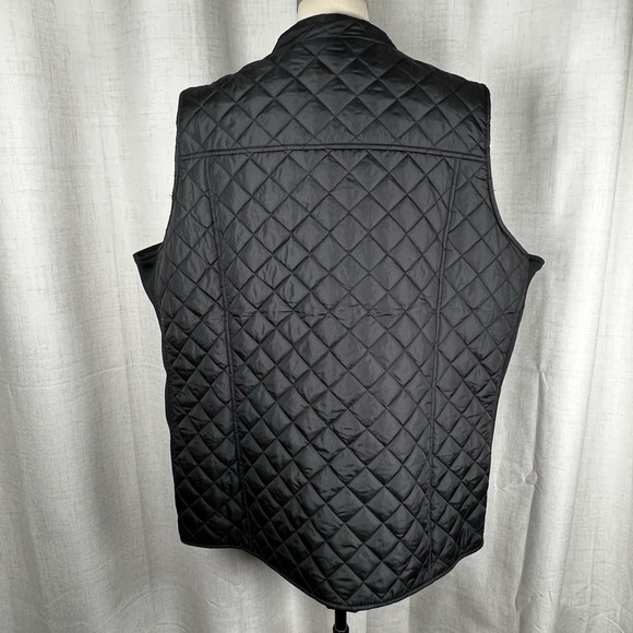 NEW! Kim Rogers Black Quilted Vest Women's XXL 2X Lightweight Puffer Zip Front - Picture 5 of 9
